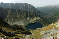 Doliny Ciemnosmreczyńska i Koprowa ze Szpiglasowego Wierchu