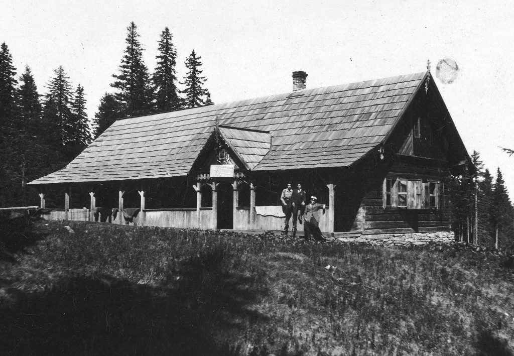 Pierwsze polskie schronisko na polanie Markowe Szczawiny pod Babią Górą